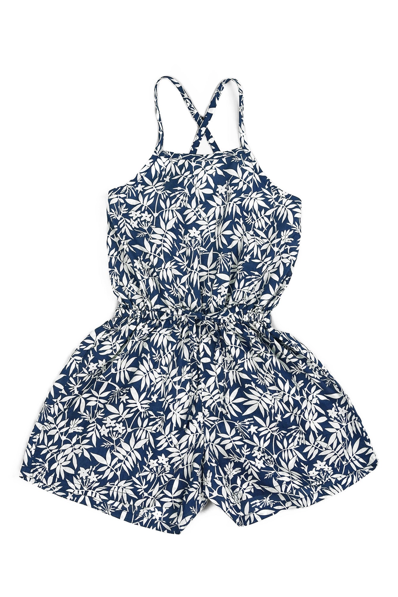 Kids Jumpsuit Bambu Blu featuring a relaxed silhouette and playful tropical charm