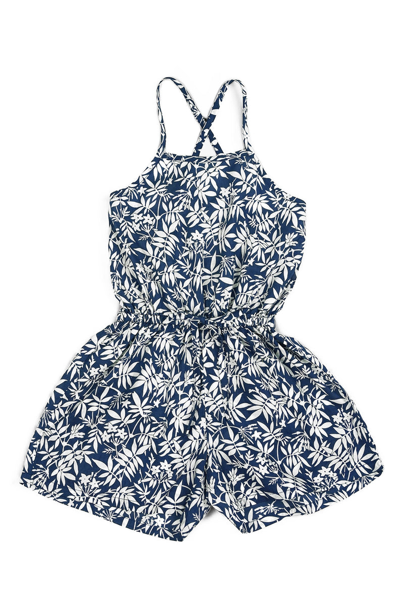 Kids Jumpsuit Bambu Blu featuring a relaxed silhouette and playful tropical charm